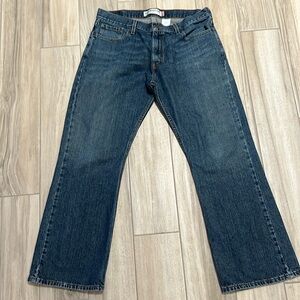 Levi’s Low Boot Cut 527 blue jeans for men. Sz 36-30.